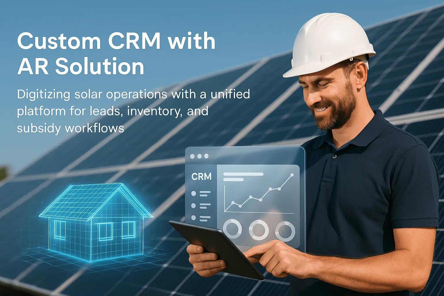 Custom CRM with AR Solution for a Leading Solar Energy Provider