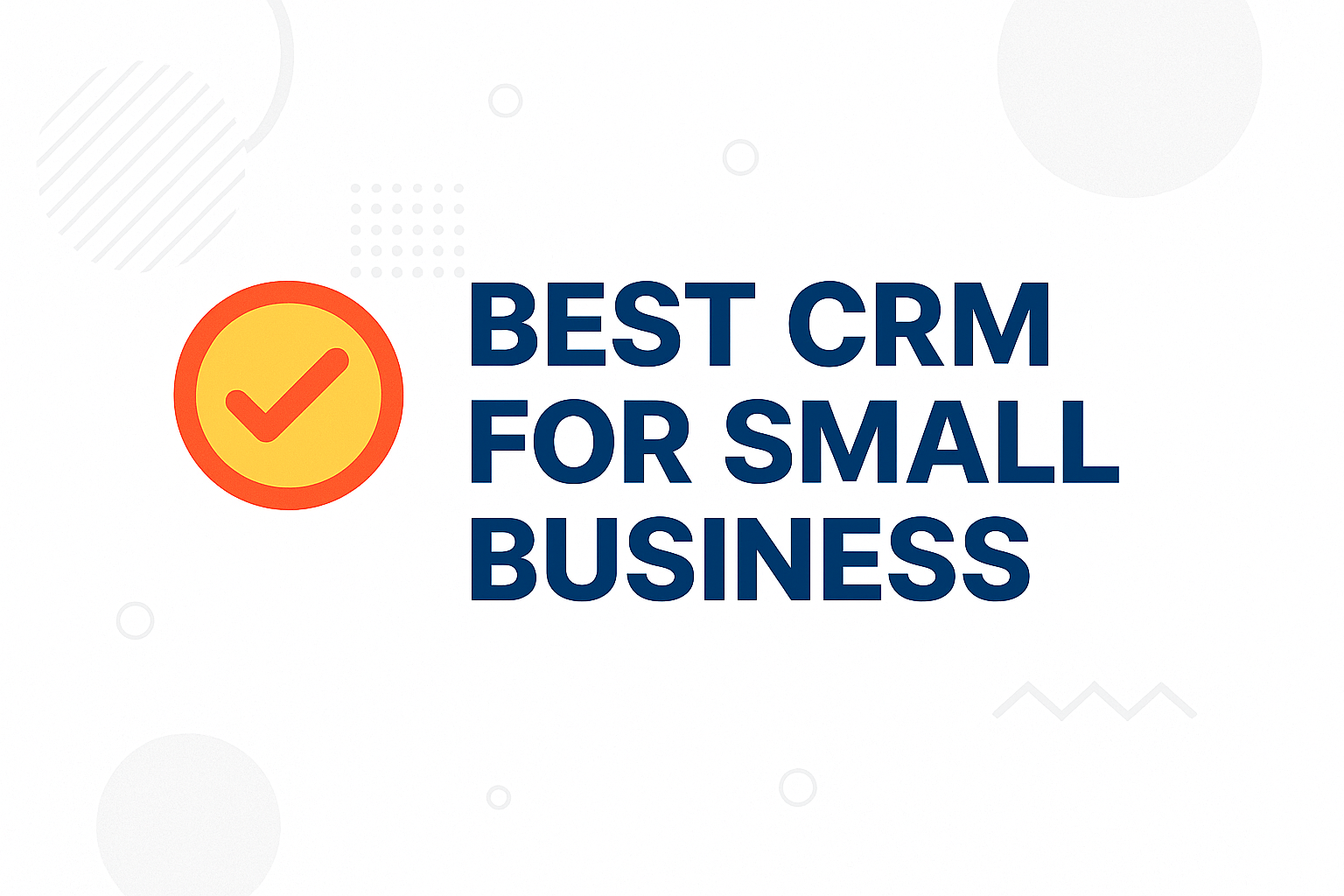 Best CRM for small business