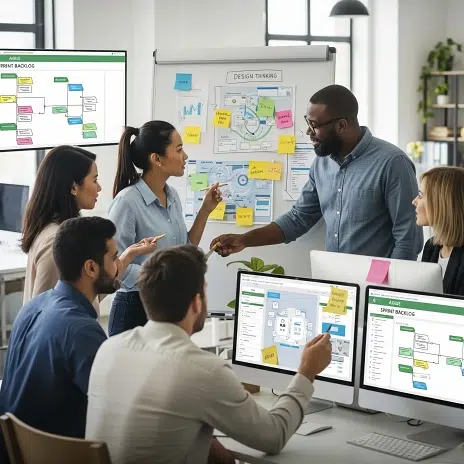 Design Thinking in Agile and Lean Workflows