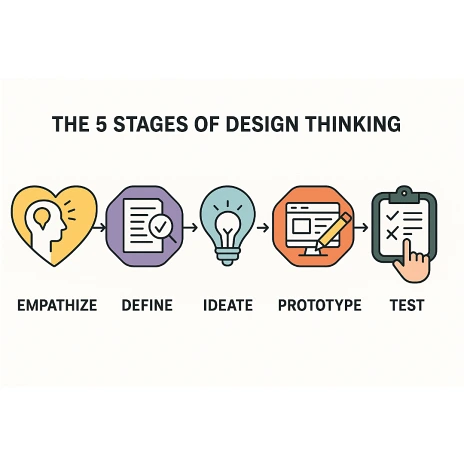 The 5 Stages of Design Thinking Explained