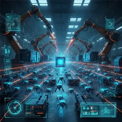 Swarm Robotics in Large-Scale Industrial Operations
