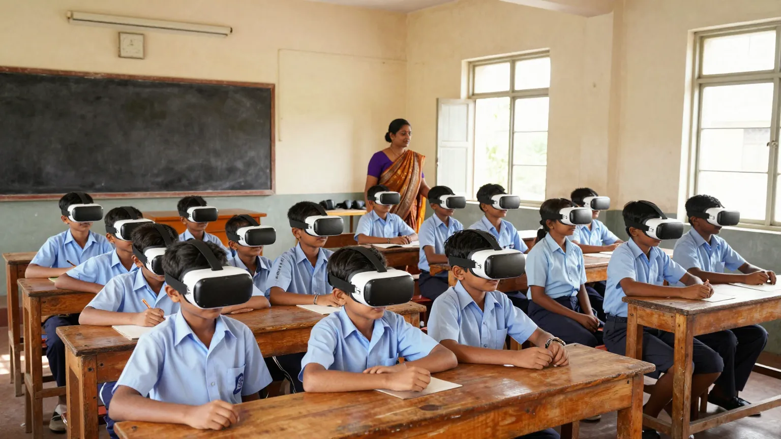 How can an Indian government school pay for a VR lab?